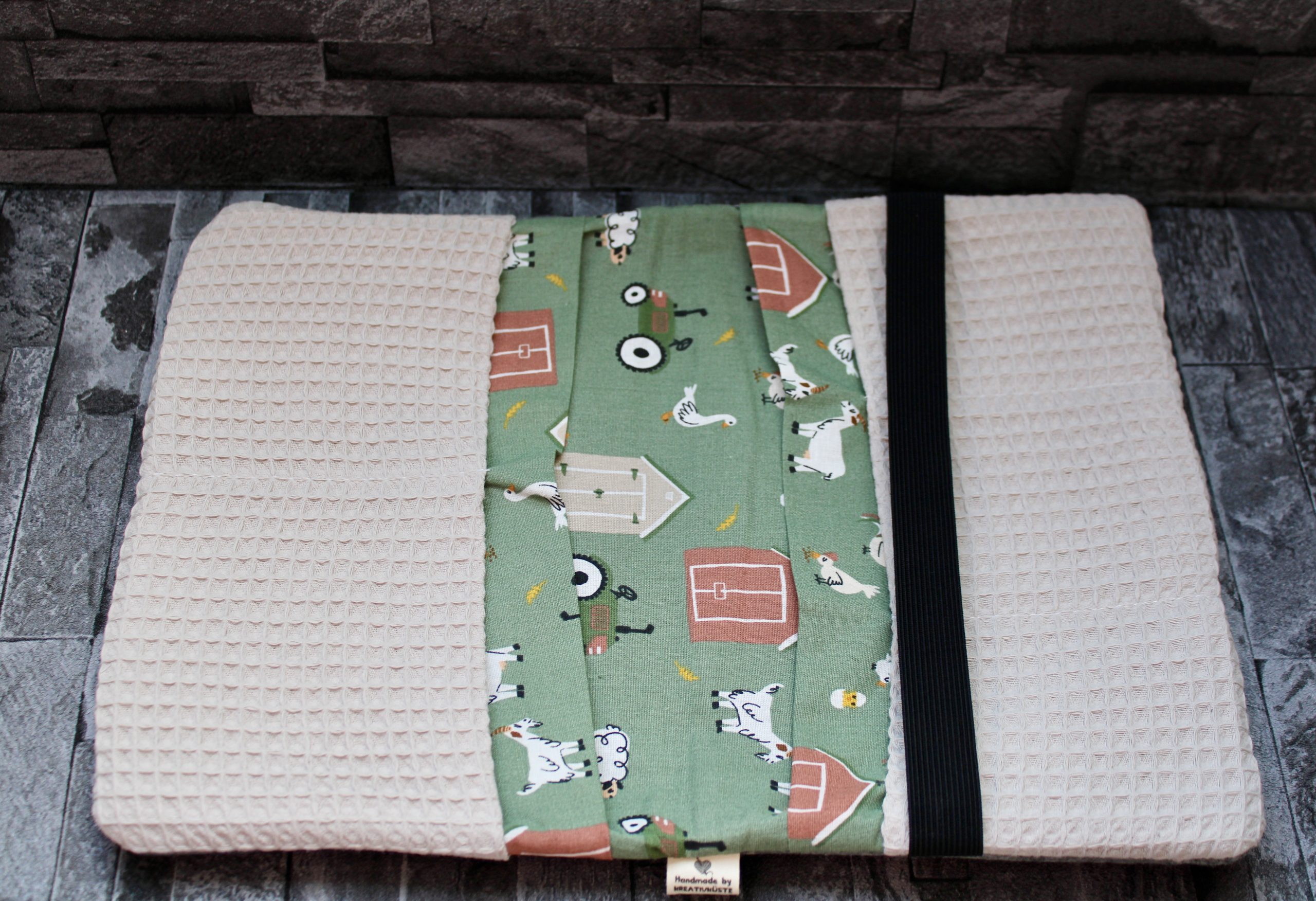 Handgemachte Wickel-/Windeltasche – Bild 15