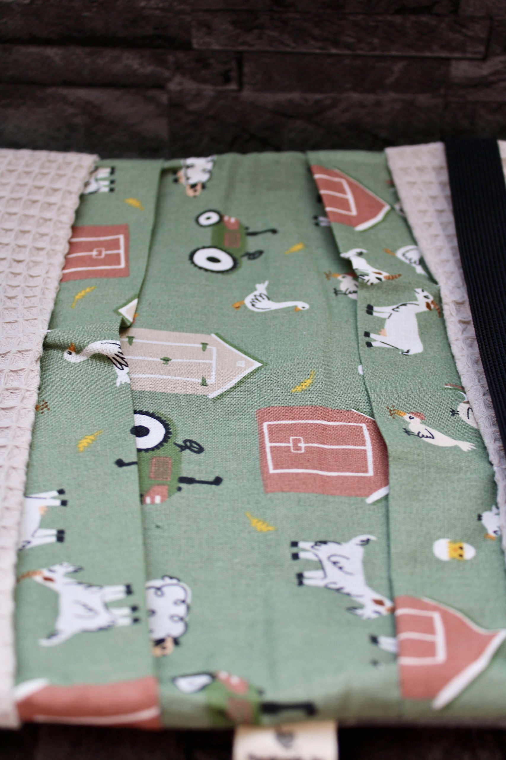 Handgemachte Wickel-/Windeltasche – Bild 17