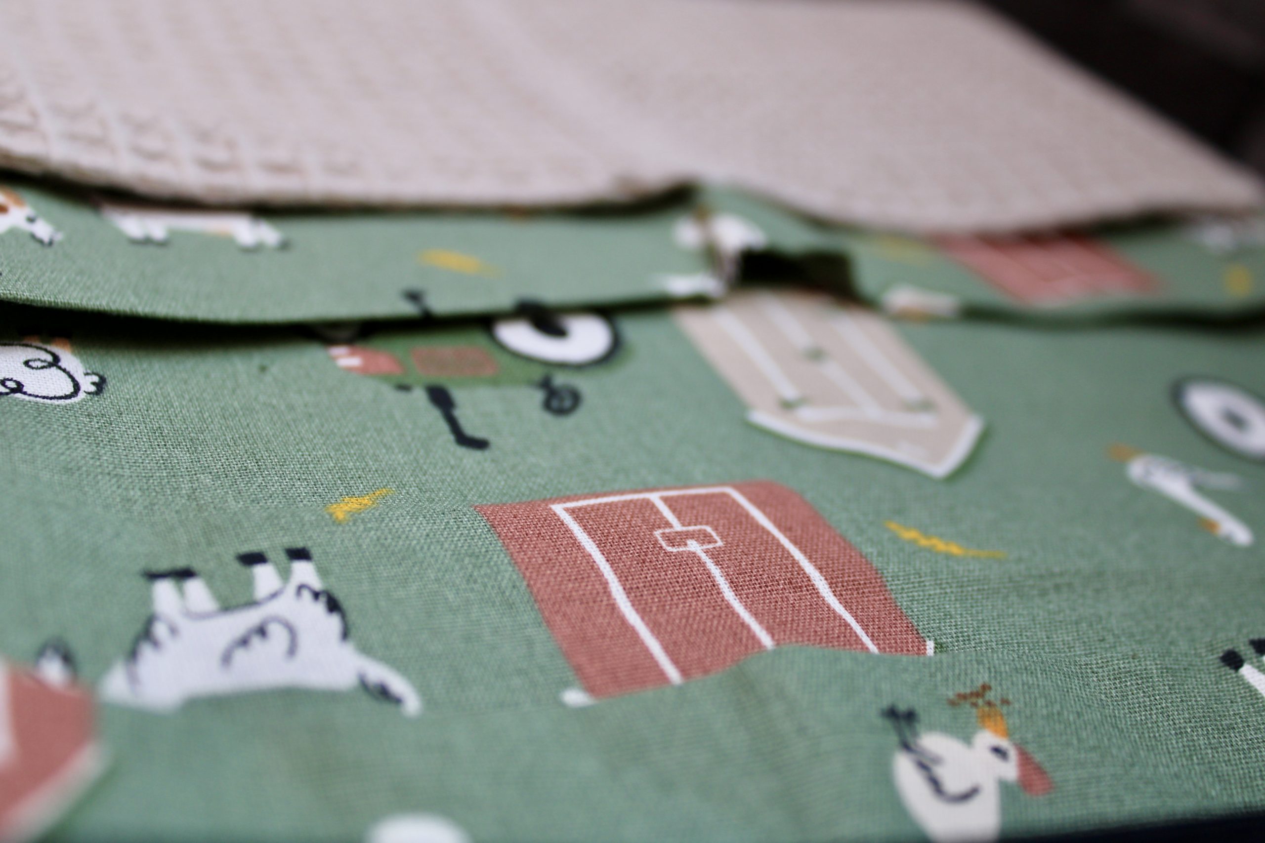 Handgemachte Wickel-/Windeltasche – Bild 13