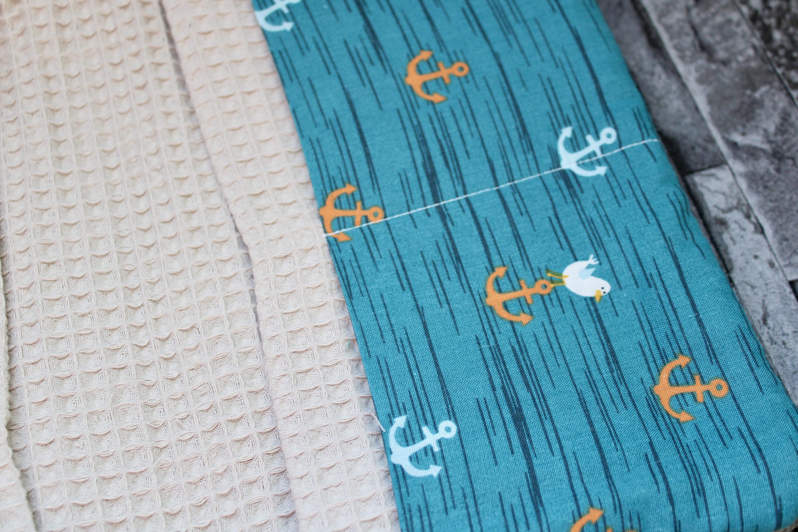 Handgemachte Wickel-/Windeltasche – Bild 11