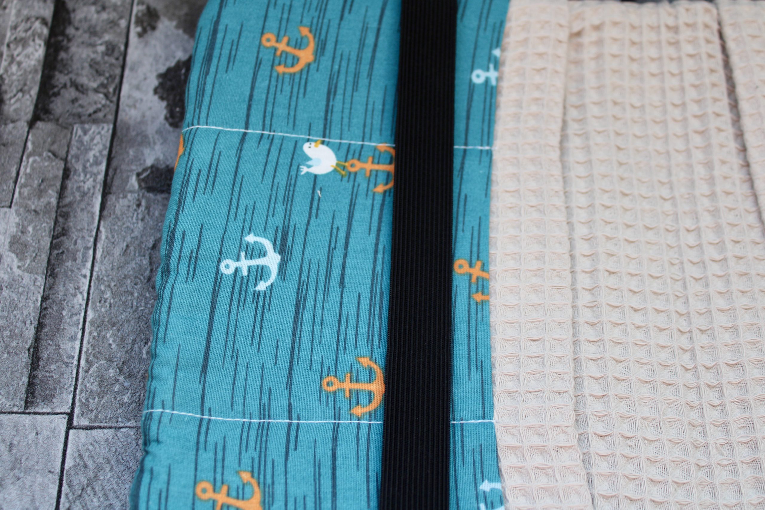 Handgemachte Wickel-/Windeltasche – Bild 9