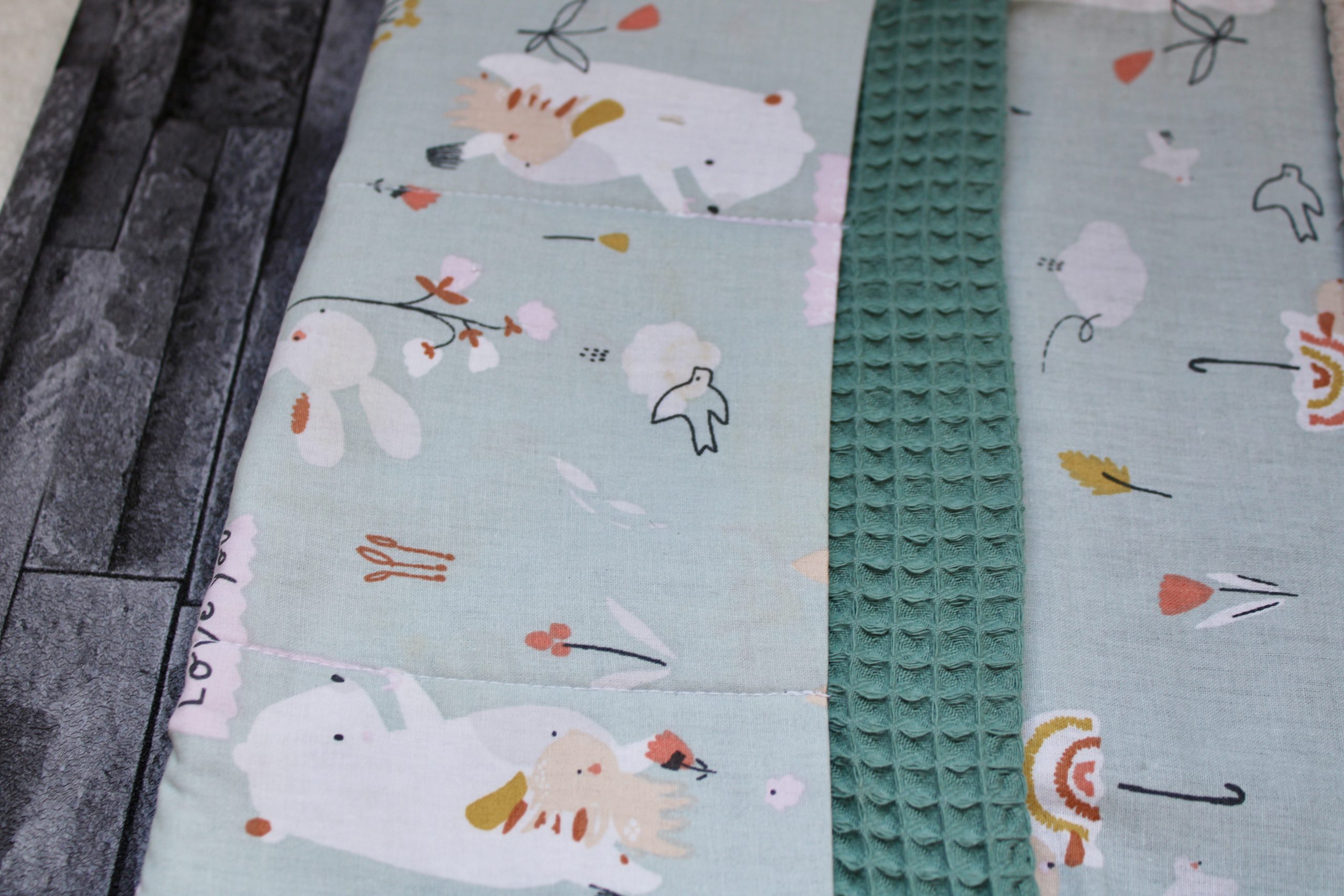 Handgemachte Wickel-/Windeltasche – Bild 7