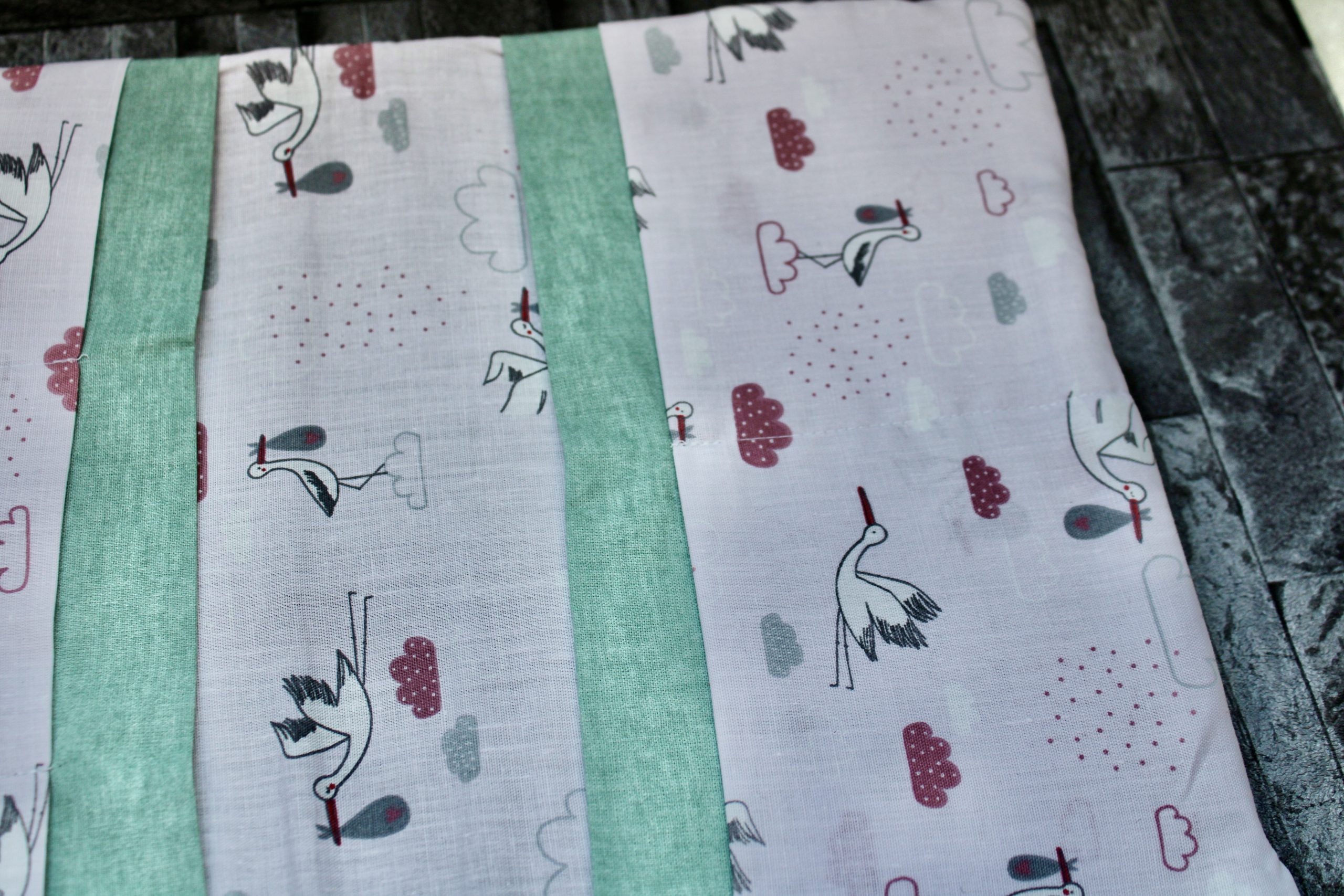 Handgemachte Wickel-/Windeltasche – Bild 4