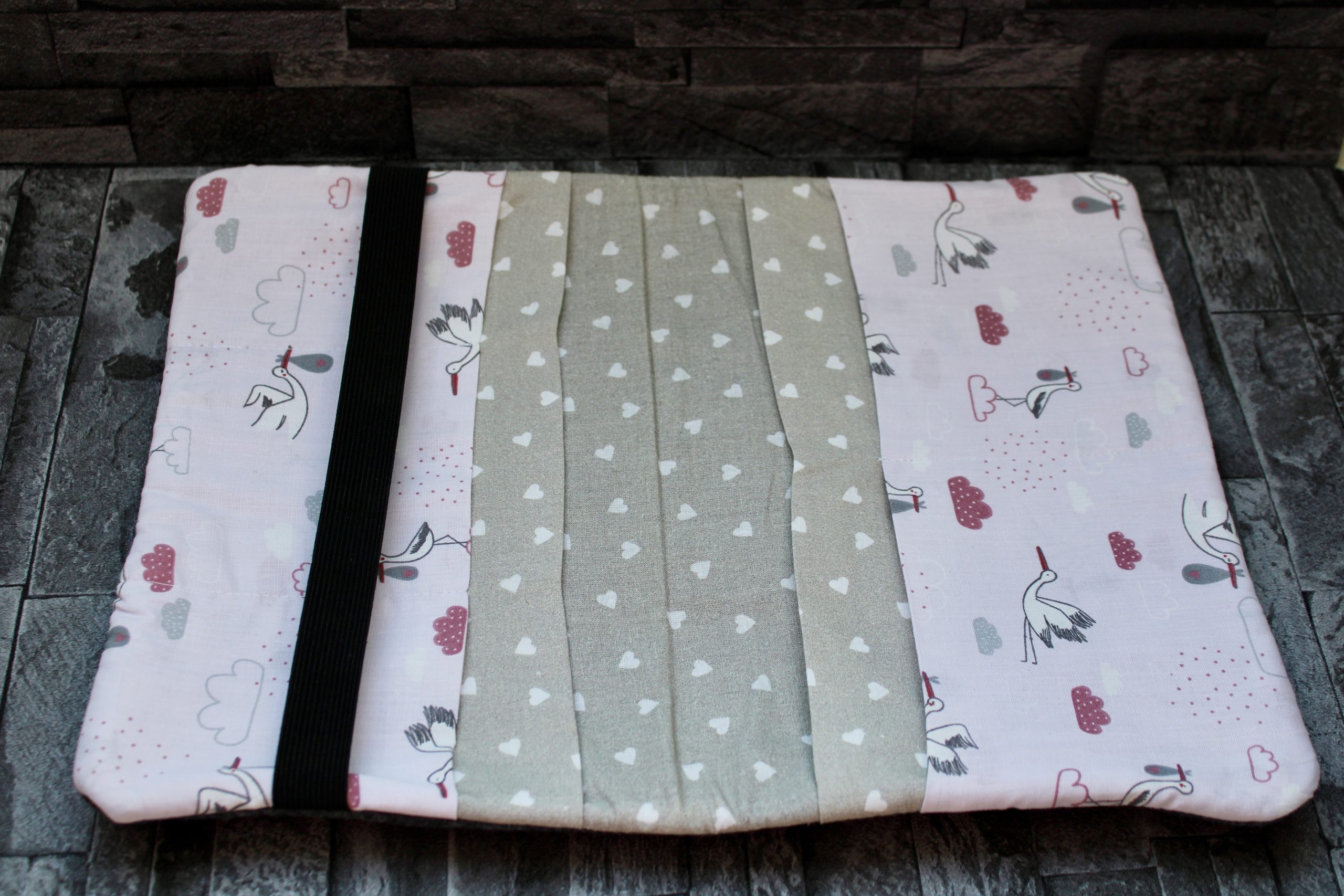 Handgemachte Wickel-/Windeltasche – Bild 3