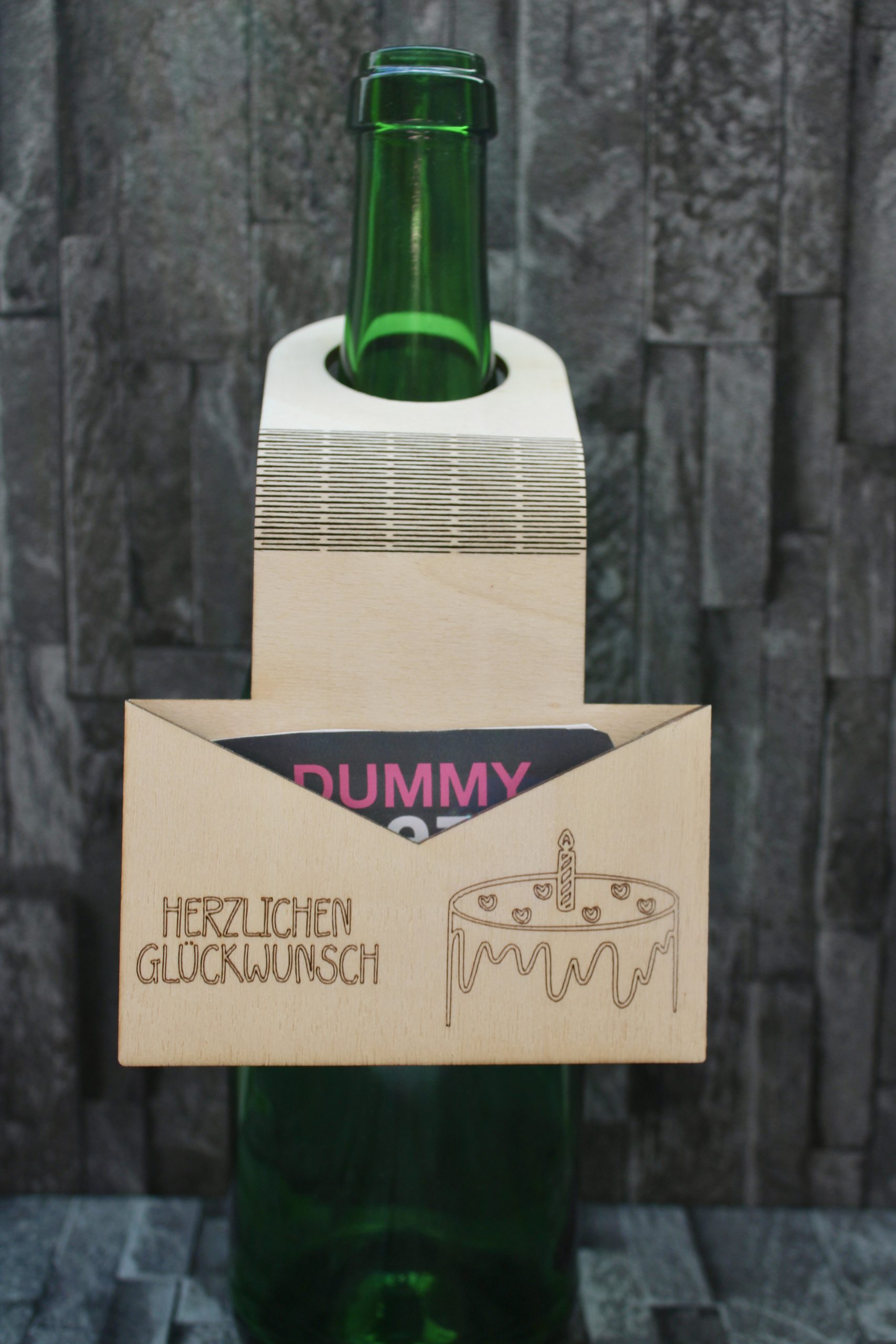 Gutscheinbox für Flaschen